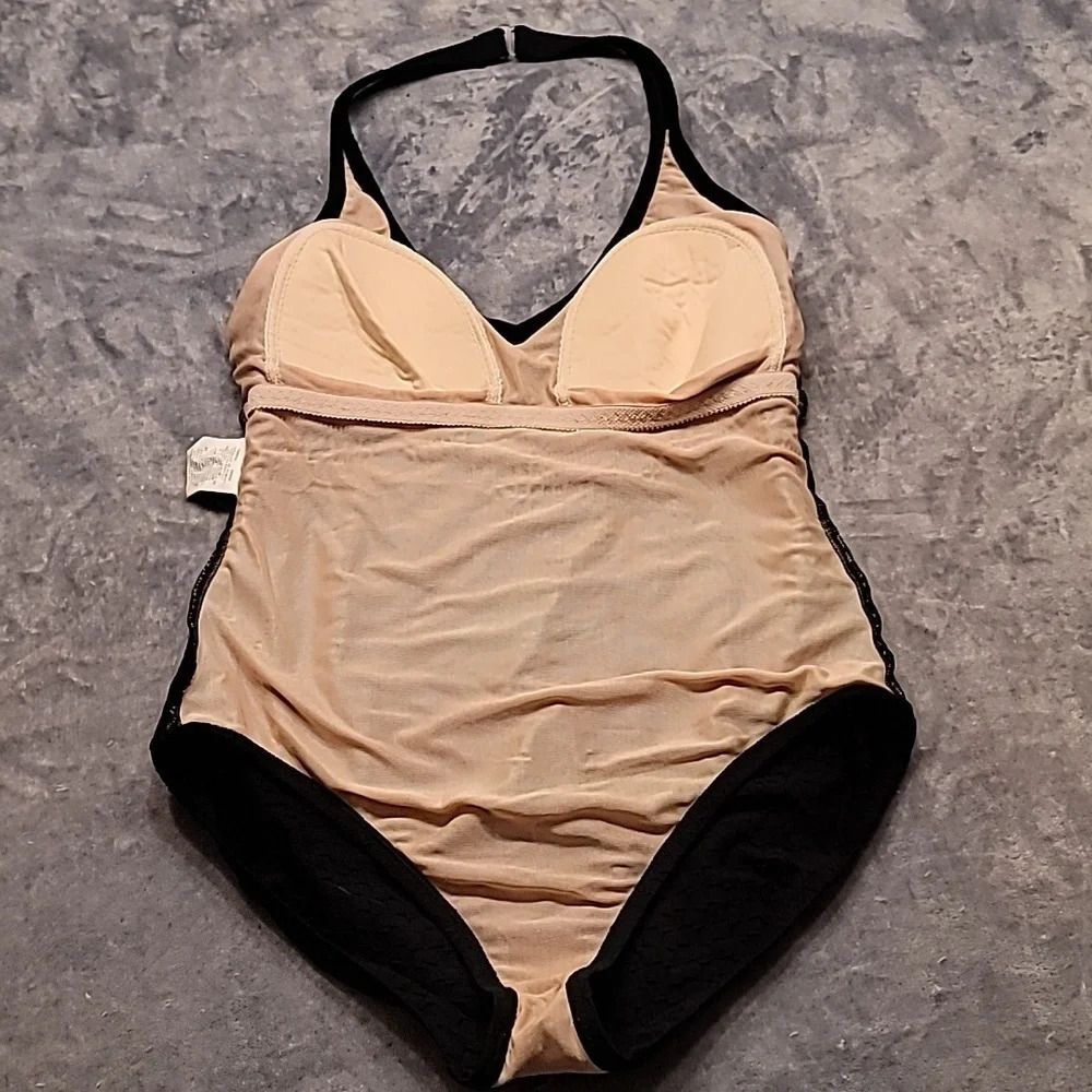 0173. EUC ~ VINTAGE ~ Halterneck Rockabilly ๐ฒ Speedo ~ 16 ~ Black - Picture 12 of 16